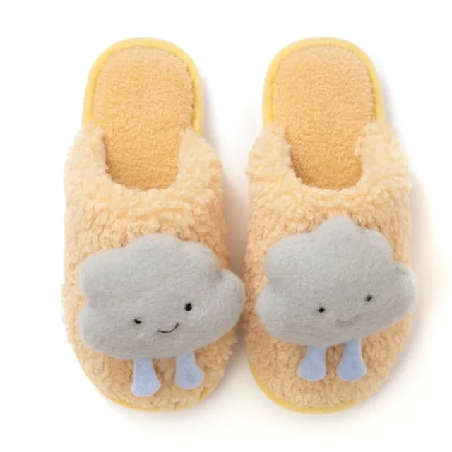 Warm Fluffy Cloud Plush Slippers