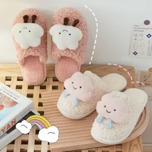 Warm Fluffy Cloud Plush Slippers