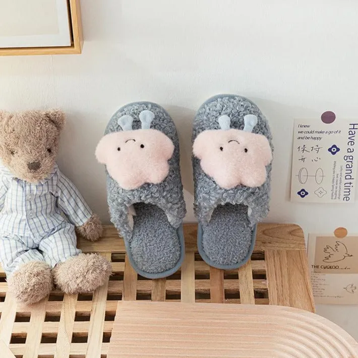 Warm Fluffy Cloud Plush Slippers