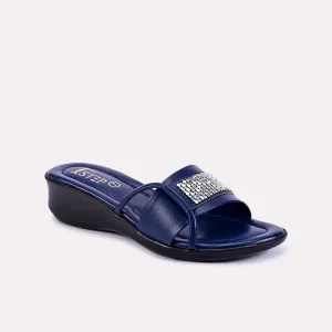 Wren Blue Fancy Slippers 0412472