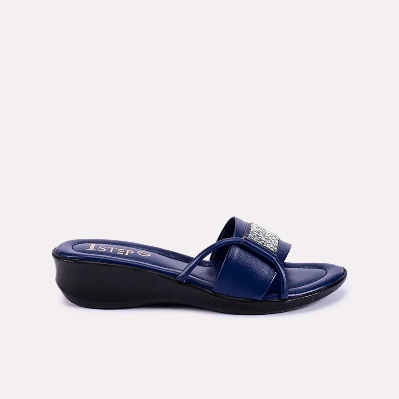 Wren Blue Fancy Slippers 0412472